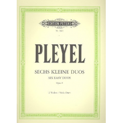 6 kleine Duos op.8 : - Ignaz Joseph Pleyel