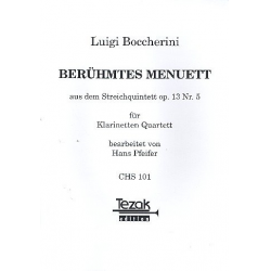 Berühmtes Menuett - Luigi Boccherini / Arr. Hans Pfeifer