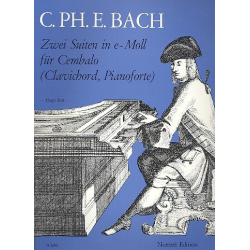 2 Suiten e-Moll Wq62,12 und Wq65,4 : - Carl Philipp Emanuel Bach