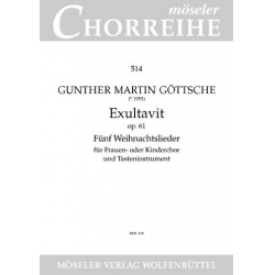 Exultavit op.61 : für Frauenchor - Gunther Martin Göttsche