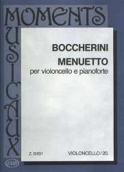 Menuett für Violoncello und Klavier - Luigi Boccherini