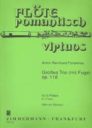 Grosses Trio mit Fuge op.118 : - Anton Bernhard Fürstenau / Arr. Werner Richter