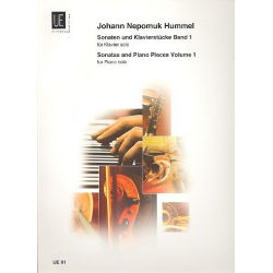 Sonaten und Klavierstücke Band 1 - Johann Nepomuk Hummel
