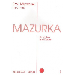 Mazurka : für Violine und Klavier - Emil Mlynarski