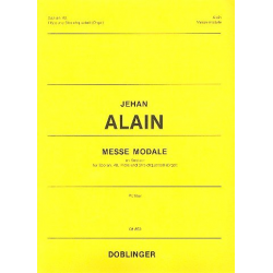Messe Modale en Septuor : für Sopran, Alt, - Jehan Alain