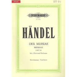 Der Messias HWV56 (Klavierauszug) - Georg Friedrich Händel (George Frederic Handel)