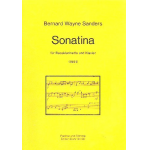 Sonatina : für Bassklarinette und Klavier - Bernard Wayne Sanders