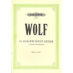35 ausgewählte Lieder : - Hugo Wolf