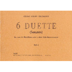 6 Duette Band 2 (Nr.4-6) : - Georg Philipp Telemann