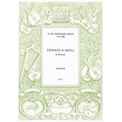 Sonate a-Moll : für Flöte solo - Carl Philipp Emanuel Bach