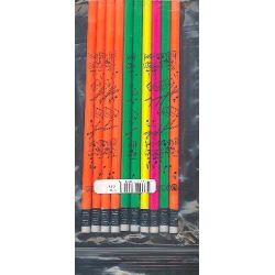 Bleistift Schlagzeug neonfarbig