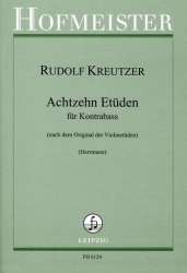 18 Etüden für Violine : für Kontrabass - Rodolphe Kreutzer