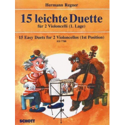 15 leichte Duette : für 2 Violoncelli - Hermann Regner