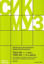 Klaviertrio Nr.1 op.8 - Dmitri Shostakovitch / Schostakowitsch