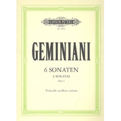 6 Sonaten op.5 : für - Francesco Geminiani