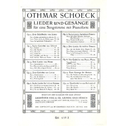 Elisabeth op.8,1 : für Singstimme - Othmar Schoeck