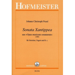Sonata xantippea : für Fagott, Streicher und Bc - Johann Christoph Pezel