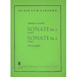 Sonate e-Moll Nr.1  und - Heinrich Albert
