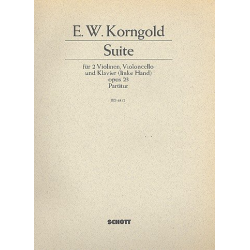 Suite op.23 : für 2 Violinen, - Erich Wolfgang Korngold