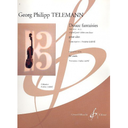 12 fantaisies TWV40 : - Georg Philipp Telemann
