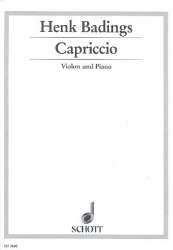 Capriccio : für Violine und Klavier - Henk Badings