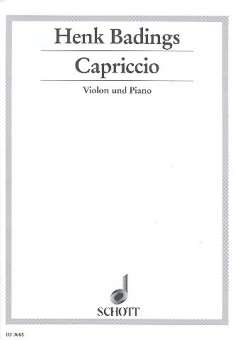 Capriccio : für Violine und Klavier