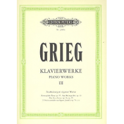 Bearbeitungen eigener Werke : - Edvard Grieg