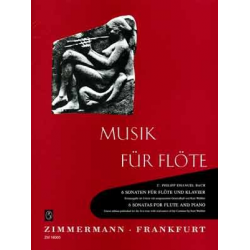6 Sonaten : für Flöte und Klavier - Carl Philipp Emanuel Bach