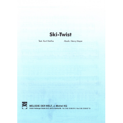 Ski-Twist - Einzelausgabe Klavier (PVG) - Henry Mayer / Arr. Kurt Hertha