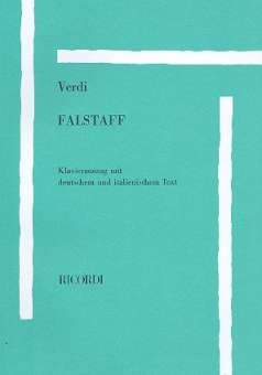 Falstaff : Klavierauszug
