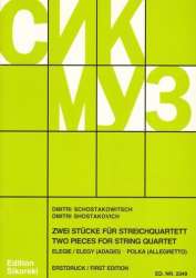 2 Stücke : für Streichquartett - Dmitri Shostakovitch / Schostakowitsch