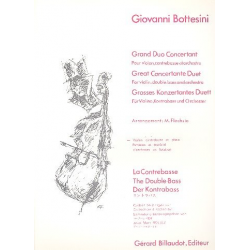Grand duo concertant pour violon, - Giovanni Bottesini