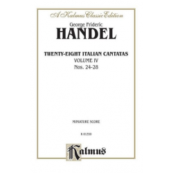 Handel 28 Ital. Cantatas 4 - Georg Friedrich Händel (George Frederic Handel)