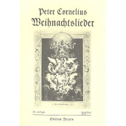 Weihnachtslieder op.8 : für Gesang (hoch) - Peter Cornelius