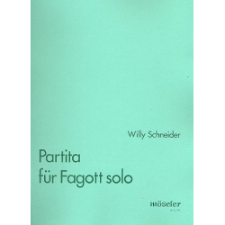 Partita : für Fagott solo - Willy Schneider