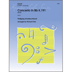 Concerto In Bb K191 (Rondo) - Wolfgang Amadeus Mozart / Arr. Richard Fote
