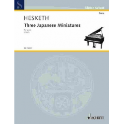 3 japanese miniatures : for piano - Kenneth Hesketh