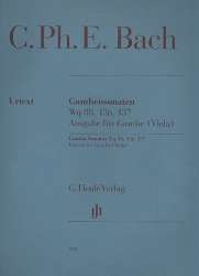3 Sonaten : für Viola da gamba (Viola) - Carl Philipp Emanuel Bach