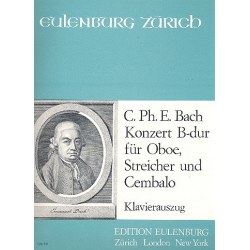 Konzert B-Dur für Oboe und Streicher : - Carl Philipp Emanuel Bach