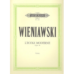 L'école moderne op.10 : - Henryk Wieniawsky