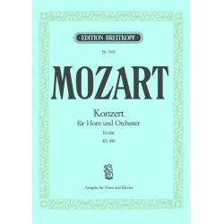 Konzert Es-Dur KV495 für Horn und - Wolfgang Amadeus Mozart / Arr. Peter Damm