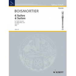 6 Suiten op.35 : für Altblockflöte solo - Joseph Bodin de Boismortier
