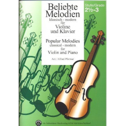 Beliebte Melodien Band 4 - Soloausgabe Violine und Klavier -Diverse / Arr.Alfred Pfortner