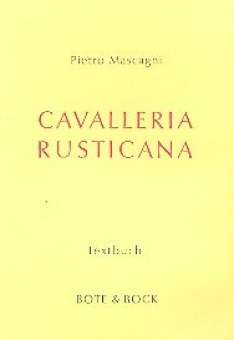 Cavalleria Rusticana : Libretto (dt)