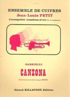 Canzona : pour 2 trompettes, trombone
