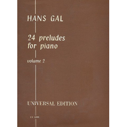 24 preludes vol.2 (nos.13-24) : - Hans Gal
