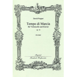 Tempo di marcia op.16 : für Violoncello - David Popper