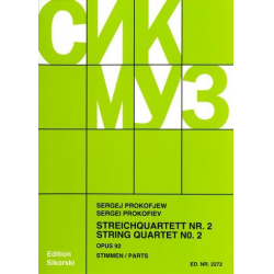 Streichquartett Nr.2 op.92 - Sergei Prokofieff