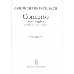 Konzert Es-Dur : für Oboe, - Carl Philipp Emanuel Bach