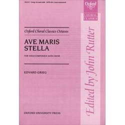 AVE MARIS STELLA : FUER GEM CHOR - Edvard Grieg